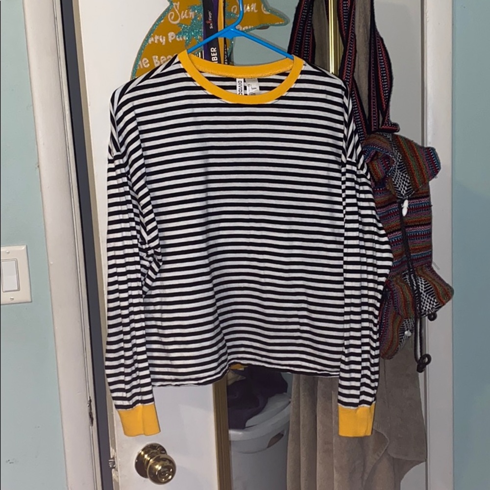 H&M striped long sleeve